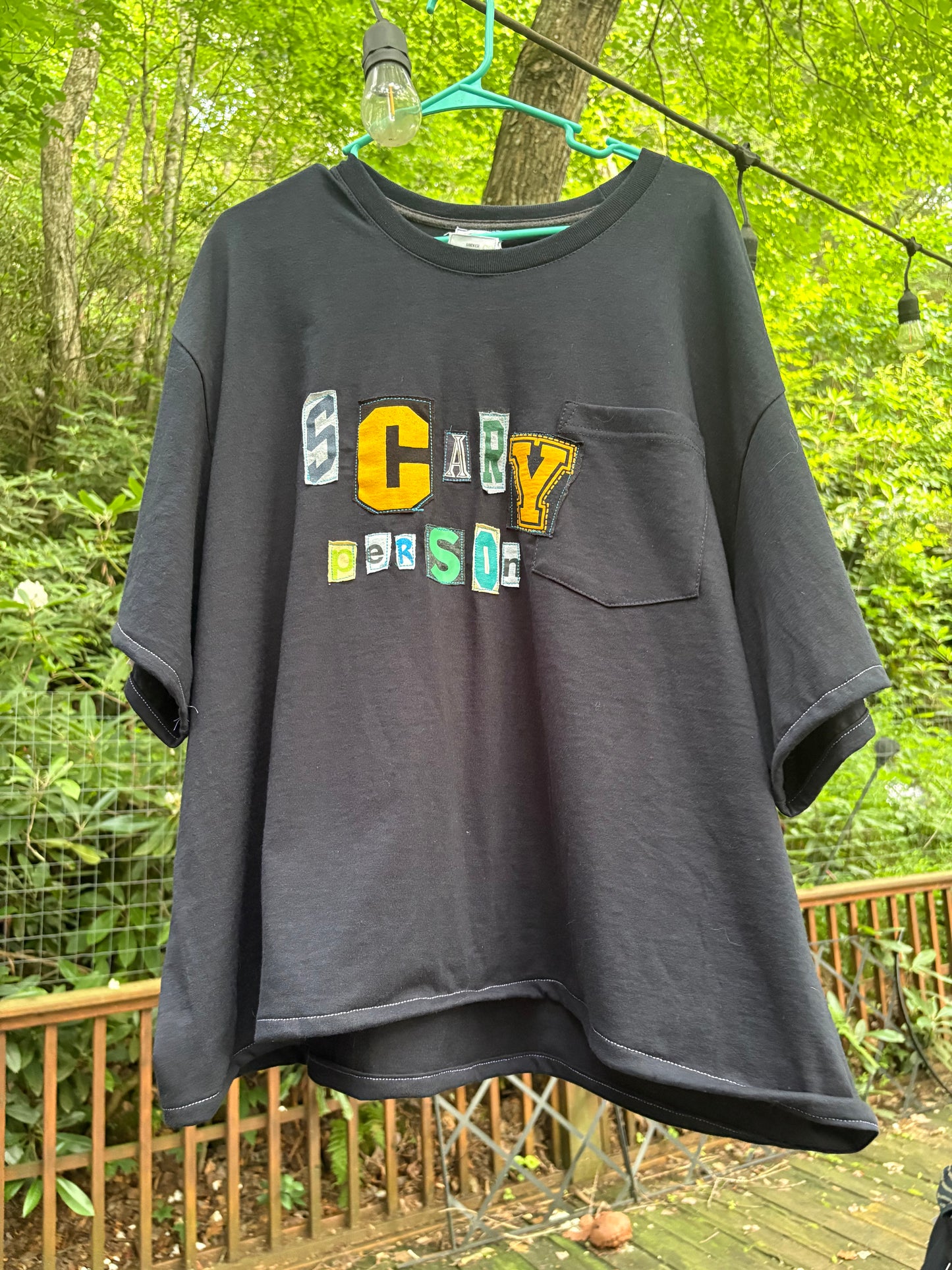 Scary Person- Ransom Note Tee size XXL