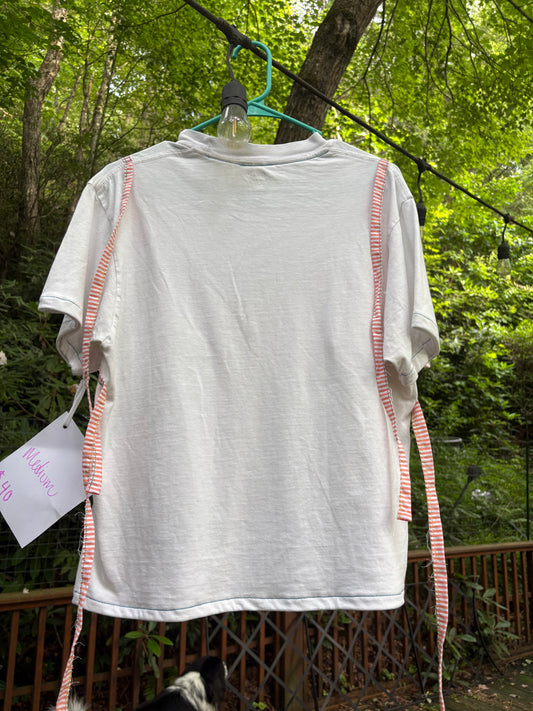 Orange Creamsicle Tee-kini size medium