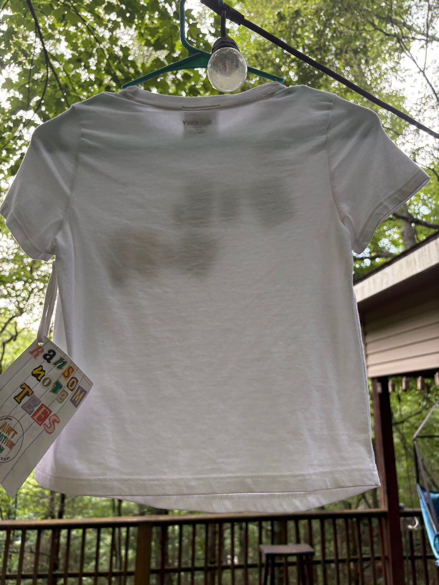 For Pete Sake- Ransom Note tee size xs/small