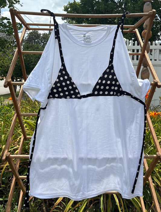 Classic Polka dot Tee-kini