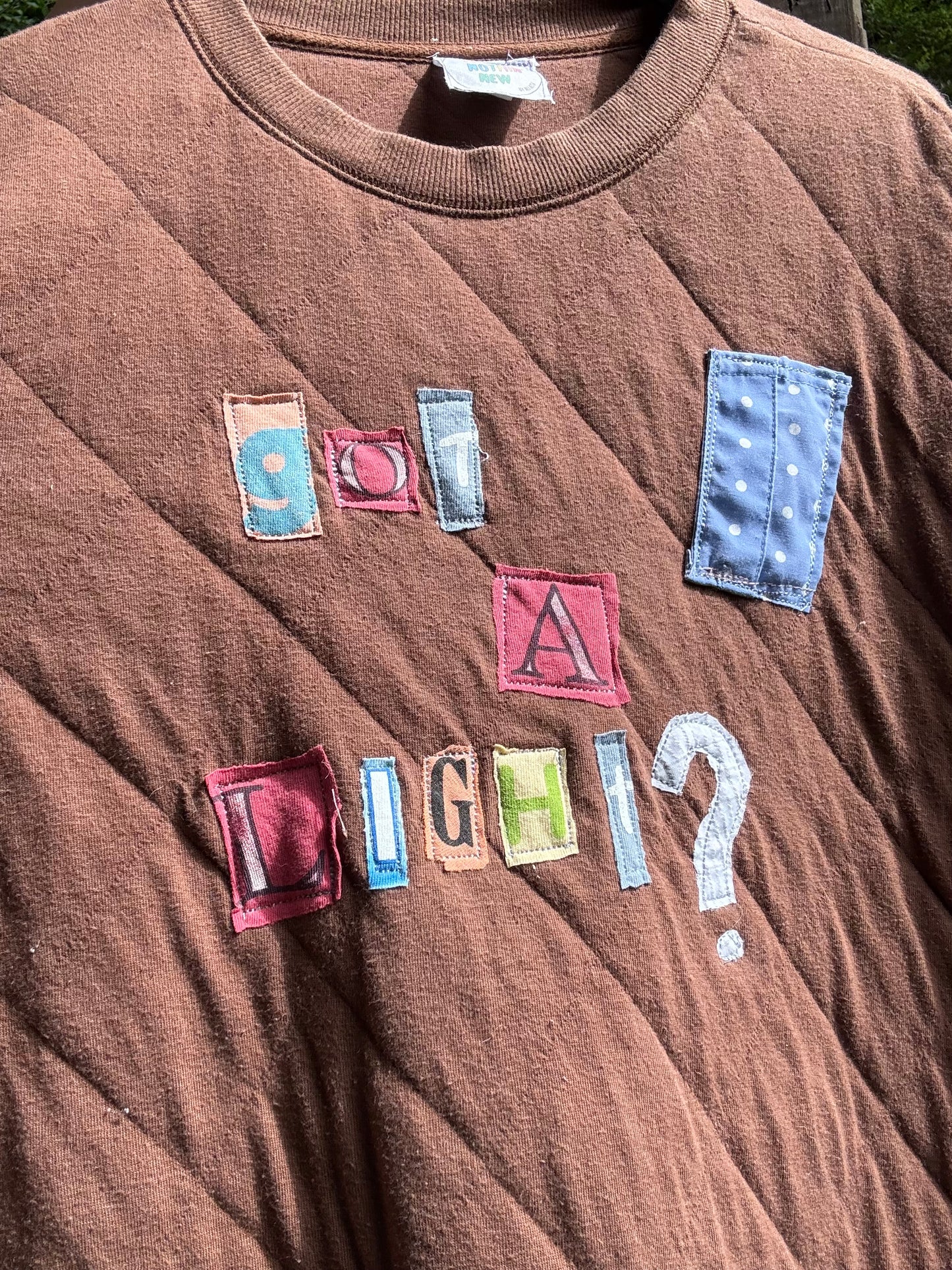 Got A Light?? Ransom note tee