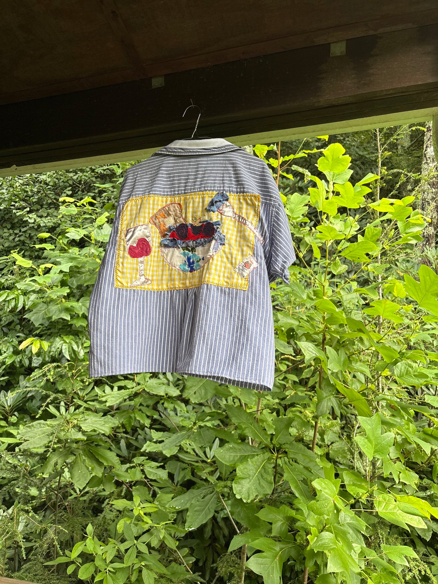 Jean-sketti boxy crop