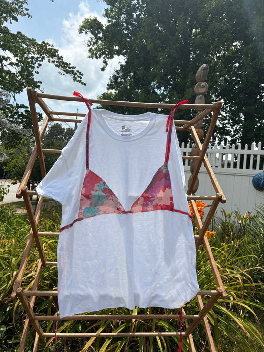 Sunburst Pink Tee-kini