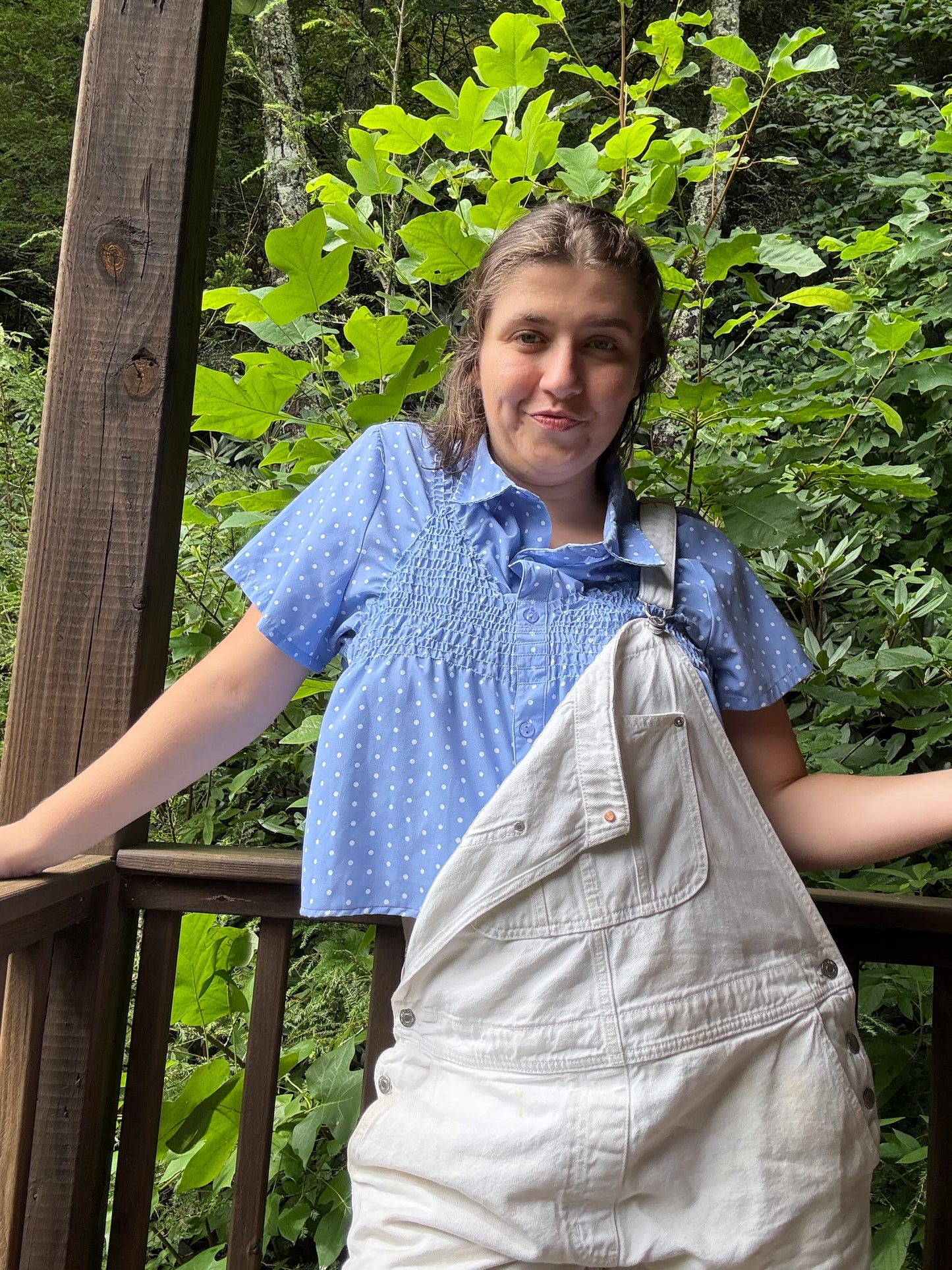 SCRUNCH-KINI BUTTON UP