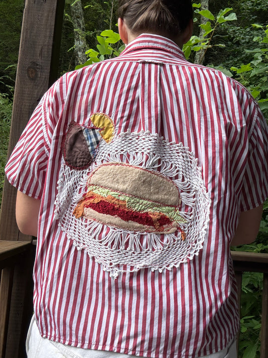 a lovely burger-joe and a sweet tea