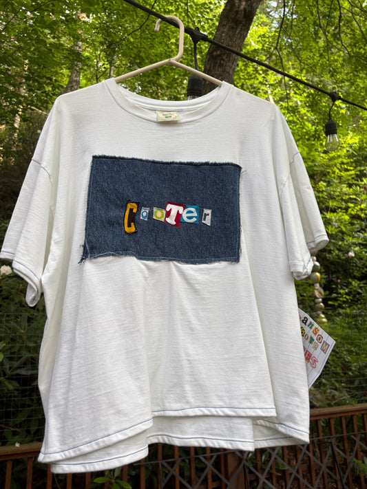 COOTER- Ransom note tee XXL